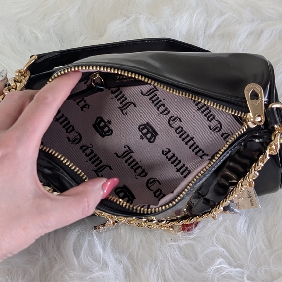 Juicy Couture Love Comes Softly Shoulder Bag w/ Dangling Charm Design 💌 - Picture 5 of 17